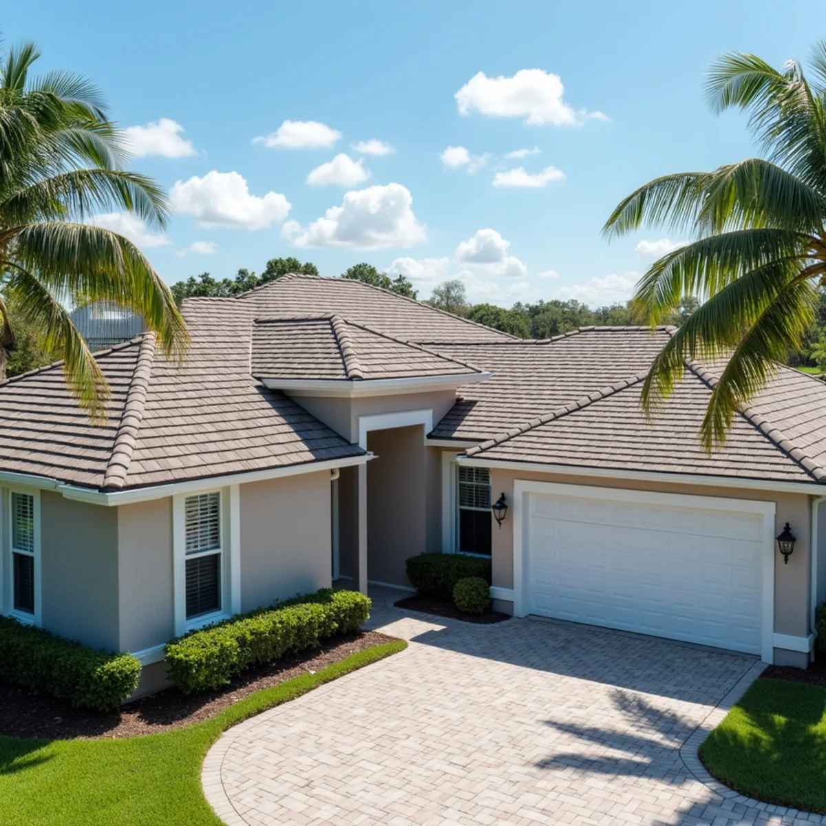 Proper continuous ridge vent and soffit airflow diagram on Florida home