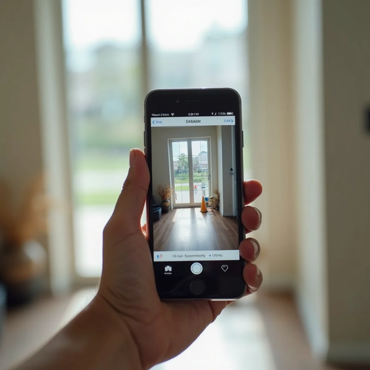 Documenting ceiling water stains and active roof leak points with date-stamped smartphone camera