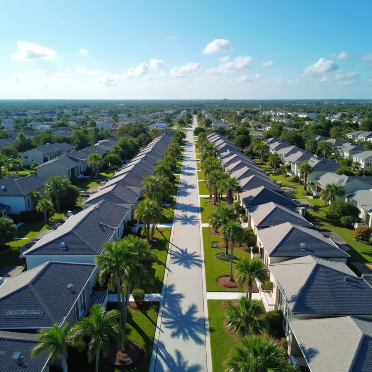 Roofing service area coverage map across Brevard and Indian River Counties